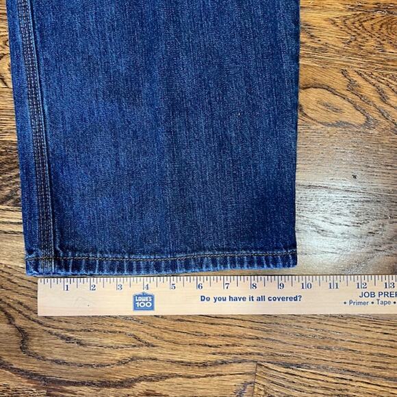 VTG Y2K Levis Silvertab Carpenter Denim Jeans Mens 36x32 Baggy Skater Grunge - Picture 4 of 9